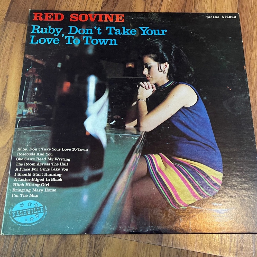 Red Sovine Ruby Don't Take Your Love To Town Vinyl LP Nashville NLP 2083 Country